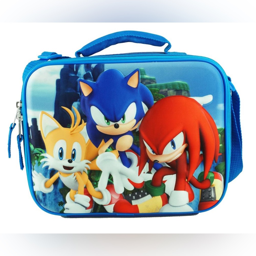 3D super sonic lunchbox